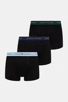Boxerky Tommy Hilfiger 3-pack pánské, černá barva, UM0UM02763