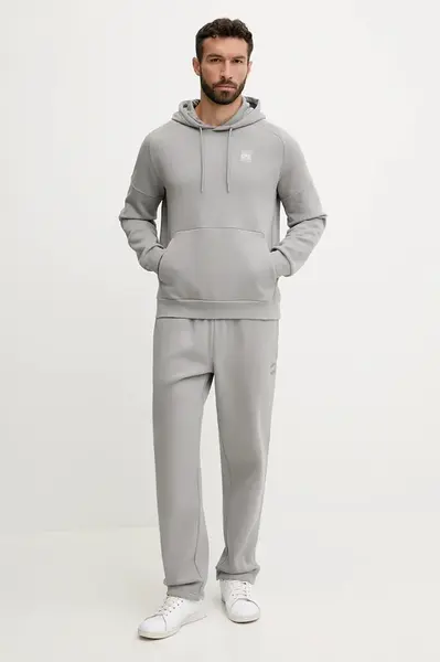 Tepláková souprava EA7 Emporio Armani pánská, šedá barva, AF10377-7M000913