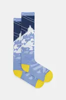 Vlněné ponožky Darn Tough modrá barva, 1824