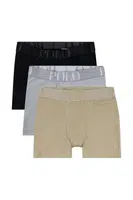 Dětské bavlněné boxerky Polo Ralph Lauren 3-pack béžová barva, 9P5035