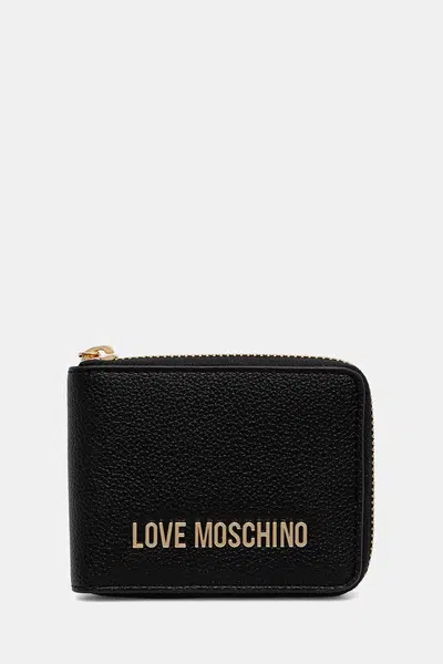 Peněženka Love Moschino dámská, černá barva, JC5639PP1NLD0000