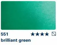 Schmincke Akademie akvarel - 551 brilliant green