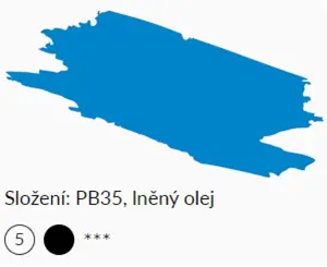 Olejová barva Umton 20ml – 0093 Coelinová modř brilantní