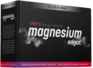 EDGAR Magnesium shot, třešeň 10 x 25 ml