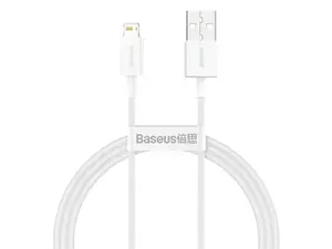 Datový kabel Baseus Superior Series Fast Charging Data Cable USB to iP 2.4A 1m, bílá
