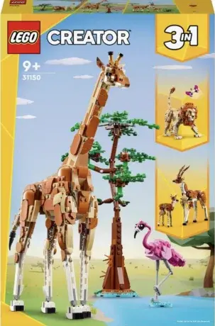 Divoká zvířata ze safari - Lego Creator (31150) (Defekt)