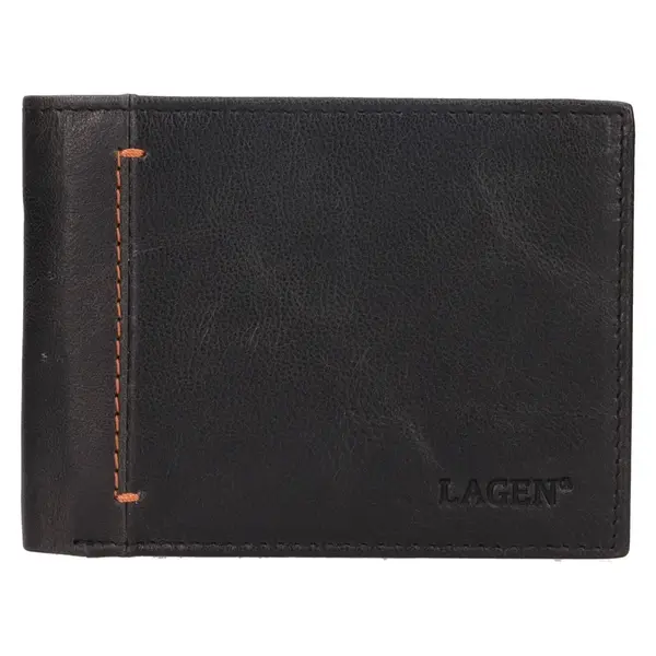 Pánská kožená peněženka Lagen Eloi - černá