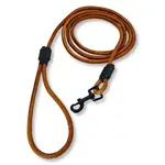 PafDog® Kožené kulaté klasické vodítko 8mm, hnědé PAF-625