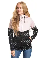 Meatfly dámská technická mikina Omni Powder Pink/Black Dots | Růžová | Velikost S