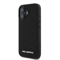 Zadní kryt arl Lagerfeld PU Quilted Pattern pro Apple iPhone 16, černá
