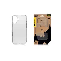 Zadní kryt Tactical TPU pro Apple iPhone 16, transparentní