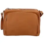 Dámska kožená crossbody kabelka svetlo hnedá - ItalY Bandit