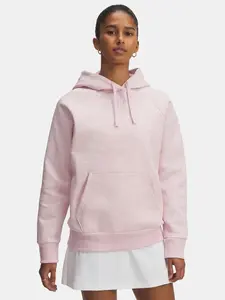 Dámská mikina Under Armour UA Rival Fleece Hoodie-PNK - Dámské