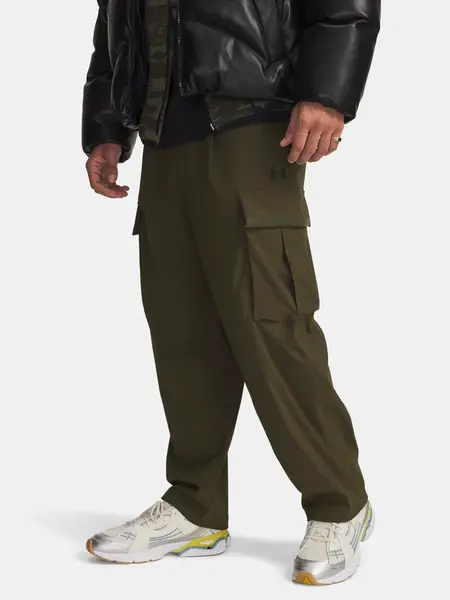 Men's Under Armour UA UNSTPBLE TXTR WOVEN CARGO-GRN - Men's Sports Trousers