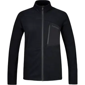 Hannah ARTURO Pánská fleecová mikina, černá, velikost