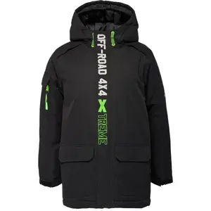 Lewro DARELL Zimní bunda pro chlapce s membránou, černá, velikost 116-122