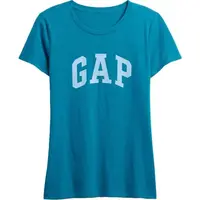 GAP V-SS LOGO CLASSIC TEE Dámské tričko, tyrkysová, velikost