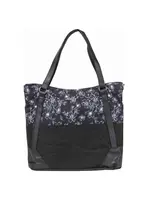 Meatfly dámská kabelka Insanity Black Blossom | Černá | Objem 11 L