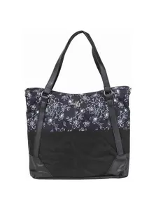 Meatfly dámská kabelka Insanity Black Blossom | Černá | Objem 11 L