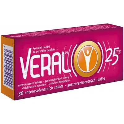 Veral 25mg tbl.ent.30