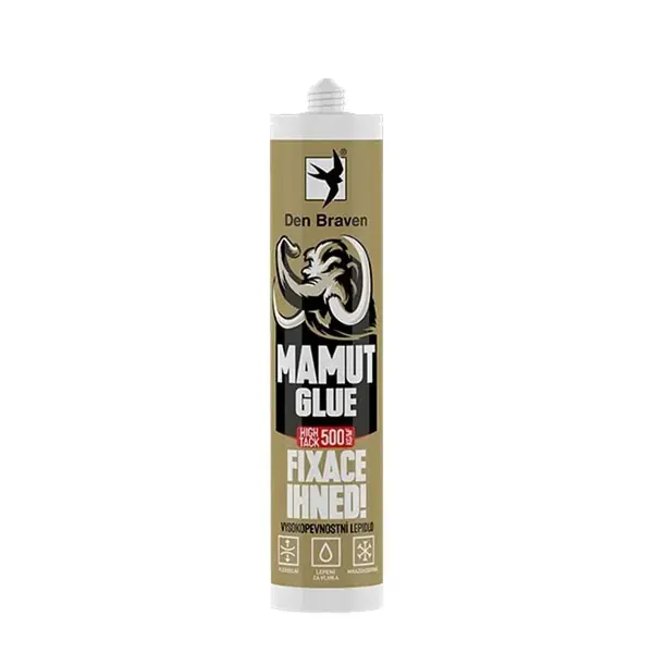 Den Braven Lepidla - Lepidlo MAMUT High Tack 290 ml kartuše černá 51911BD