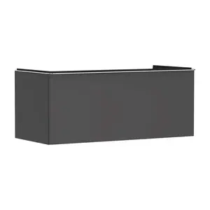 Hansgrohe Xelu Q - Umývadlová skrinka, 50x118x55 cm, 1 zásuvka, matná sivá/chróm 54063000