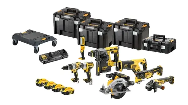 DeWALT Náradie - 18-dielna súprava AKU náradia, batérií a nabíjačky DCK853P4T