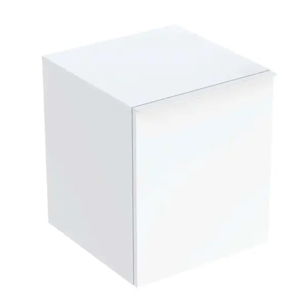 Geberit Acanto - Boční skříňka 45x52x48 cm, 1 zásuvka, lesklá bílá 503.010.01.1