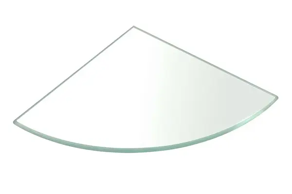 Sapho Doplnky - Polica rohová, číre sklo 23487