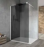 Gelco Vario - Sprchová stena Walk-In, 70 cm, Coated Glass, biela/dymové sklo GX1370GX1015