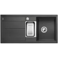 Blanco Metra 6 - Silgranitový drez, 100x50 cm, s ovládaním odtoku, sivá skala 518877