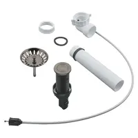 Grohe Odtokové soupravy - Odtoková souprava pro dřez, kartáčovaný Hard Graphite 40986AL0