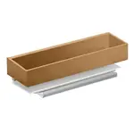 Keuco Edition 11 - Polička so stierkou na sklo, dĺžka 30 cm, kefovaný bronz 11159030000