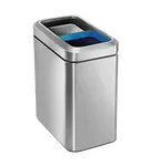 Simplehuman Koše - Otvorený kôš na triedený odpad 20 l, kefovaná nerezová CW1470