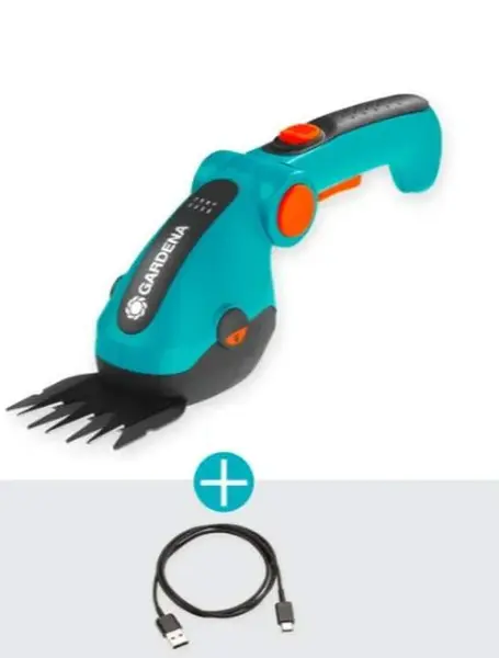 Gardena - 3,6V AKU nůžky na trávu ComfortCut Li, integrovaná baterie, nabíječka 9887-20