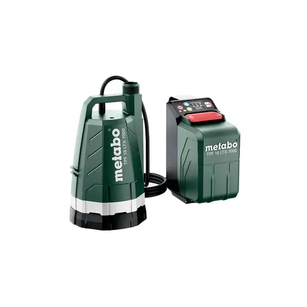 Metabo - 18V AKU ponorné čerpadlo, TPF 18 LTX 7000, na čistou vodu, bez baterie a nabíječky 601748850