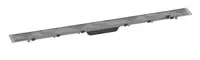 Hansgrohe RainDrain Rock - Lineární sprchový žlab 900, s roštem pro vložení dlažby, nerez 56032000