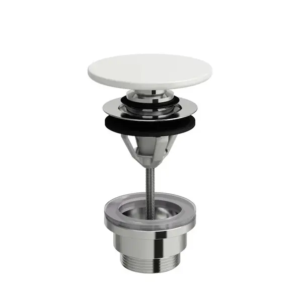 Laufen Odtokové soupravy - Uzavíratelná výpusť, Click-clack, bílá H8981920000001