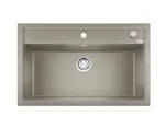 Blanco Dalago 8 - Silgranitový dřez, 82x51 cm, s ovládáním odtoku, tartufo 517323