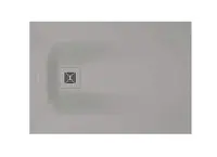 Duravit Sustano - Sprchová vanička, 100x70 cm, DuraSolid, matná šedá 720272630000000