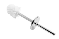 Novaservis Kúpeľňové doplnky - Náhradná WC kefa, plast/chróm 6159,Y0