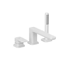 Kludi Renon - Baterie na okraj vany, 3-otvorová instalace, matná bílá 424485375