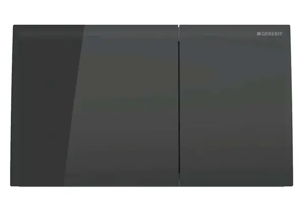 Geberit Sigma70 - Ovládání splachování, sklo/černá 115.622.SJ.1