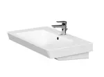 kielle Minor - Umyvadlo 81x48 cm, s přepadem, s otvorem pro baterii, bílá 30621800