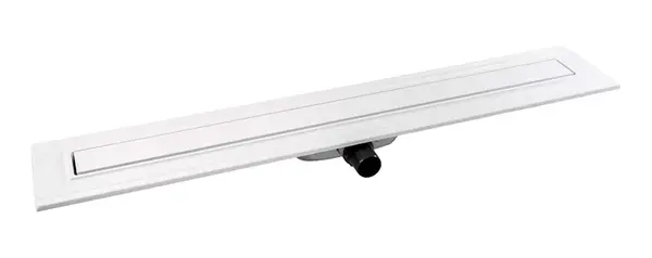 I-Drain Liquid 68 - Nerezový sprchový žlab s roštem, délka 70 cm, bílá EP.SS.0700.W