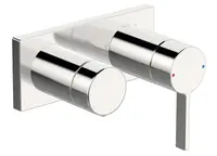 Hansa Loft - Baterie pod omítku pro 2 spotřebiče, chrom 57649583