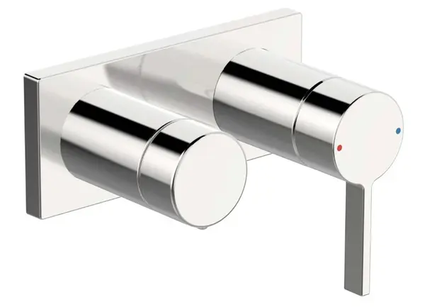 Hansa Loft - Baterie pod omítku pro 2 spotřebiče, chrom 57649583