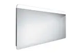 Nimco Zrcadla - Zrcadlo s LED osvětlením, 140x70 cm, hliník ZP 23008