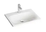 Ravak Balance - Umyvadlo 50x47 cm, s 1 otvorem pro baterii, bílá XJX01250000
