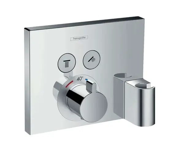 Hansgrohe Shower Select - Termostatická baterie pod omítku, se 2 výstupy, chrom 15765000